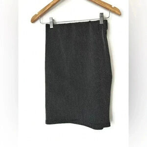 Studio Womens Black Polka Dot Pencil Dark Academia Whimsigoth Skirt XS